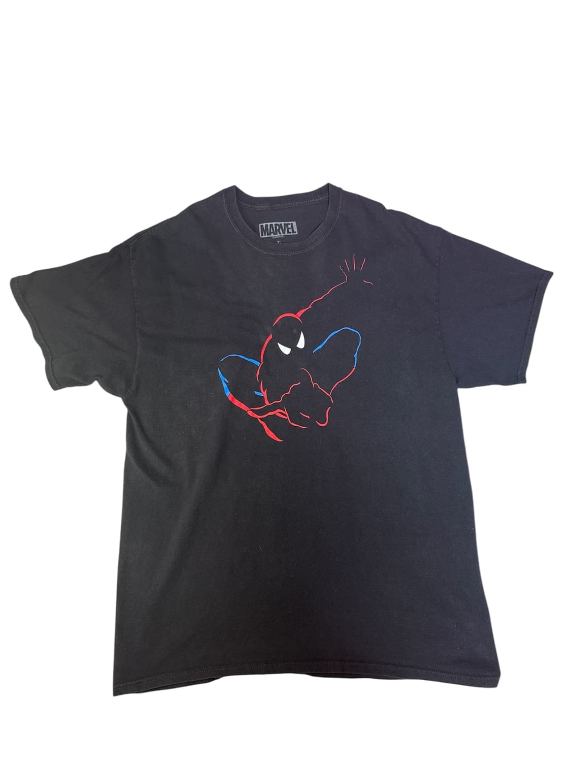 빈티지 00s 마블코믹스 스파이더맨 그래픽 티셔츠 XL 상품이미지1