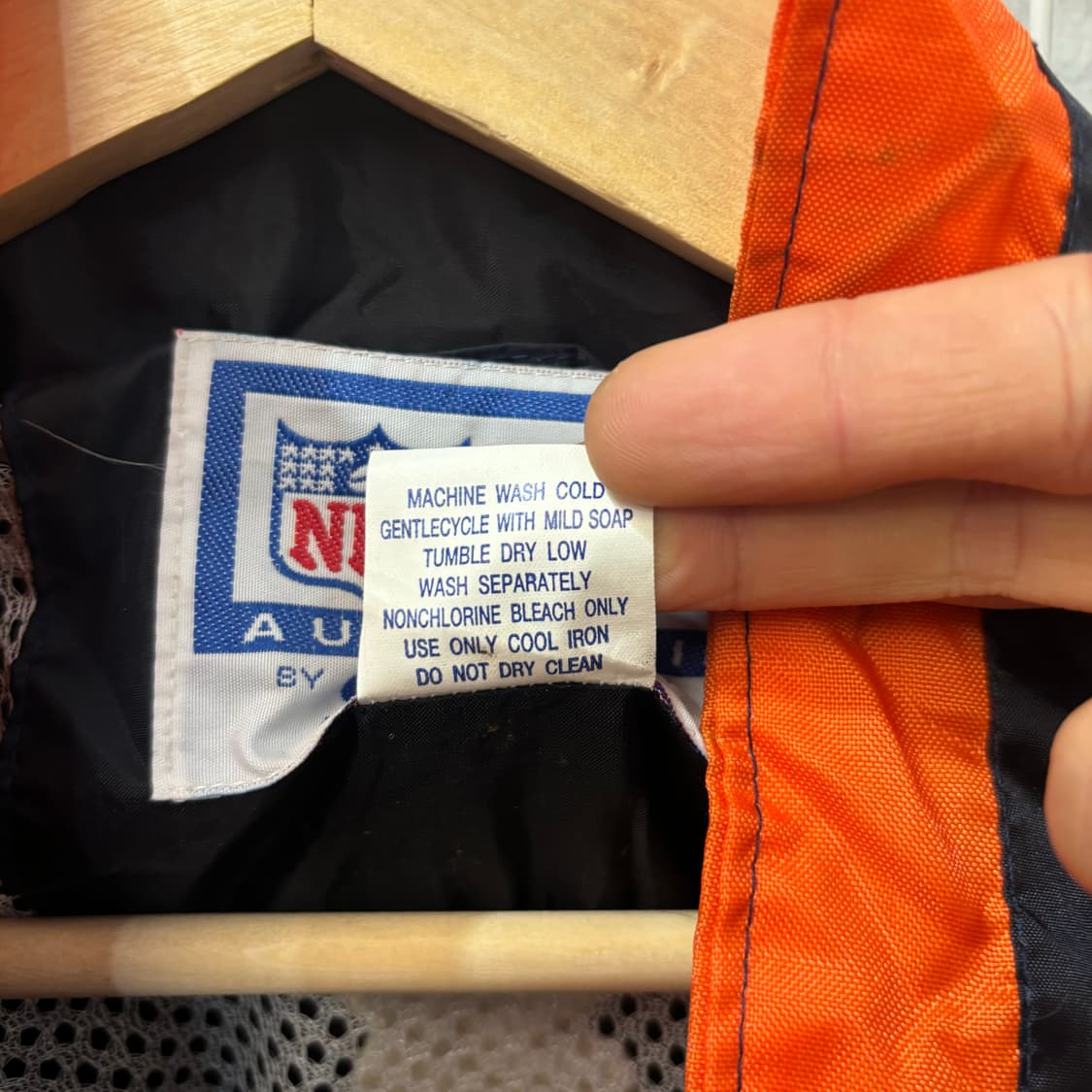 NFL X 스타터 90s 올드스쿨 덴버 브롱코스 바람막이 XL 상품이미지6