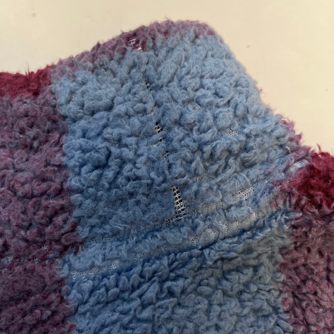 에디바우어 00s 신칠라 아노락 체크 플리스 상품이미지4