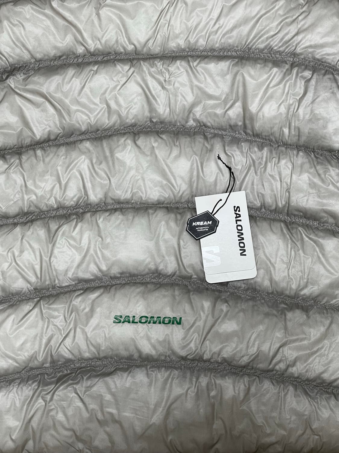 [L] 살로몬 UNI 크로스 인슐레이션 경량패딩 라이트 그레이 상품이미지4