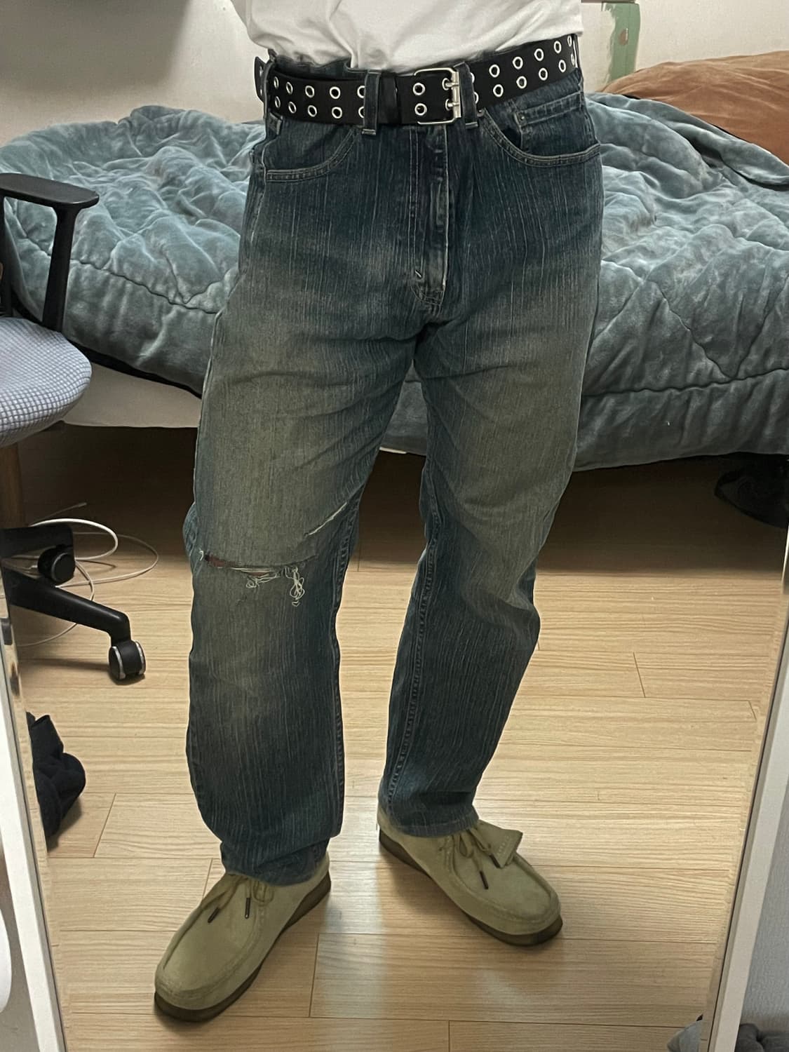 Levi’s 샌드워싱 스트레이트핏 데님팬츠 상품이미지7