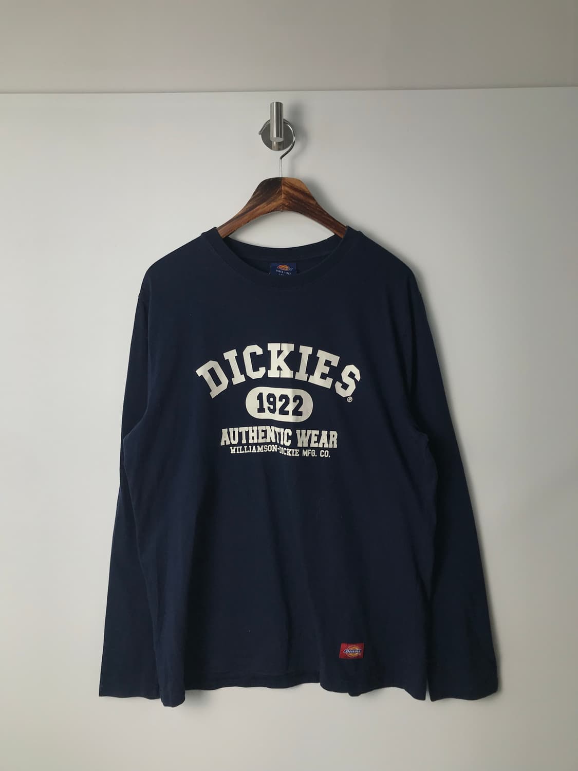 디키즈 스펠아웃 네이비 롱슬리브 긴팔티 상품이미지2