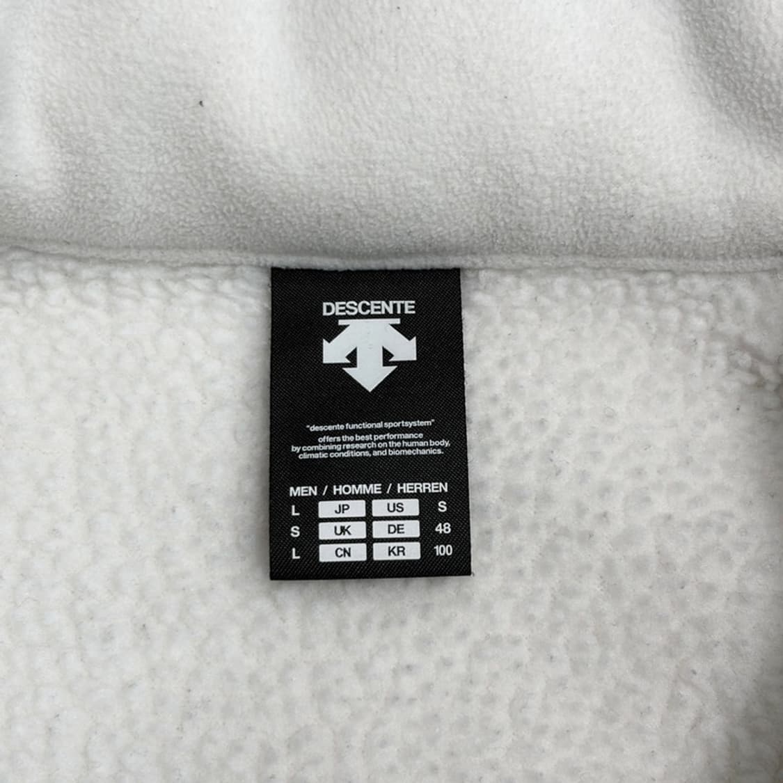 DESCENTE 스위스 스키팀 플리스 자켓 100 상품이미지6