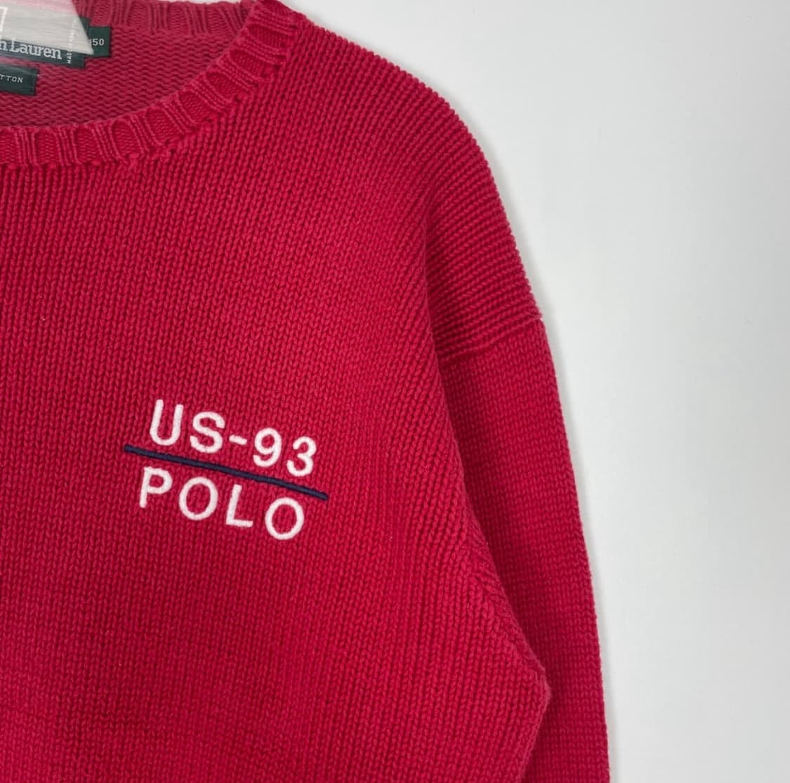 [폴로 스포츠 대방출] 90s 폴로 랄프로렌 cprI93 니트 티셔츠 상품이미지5
