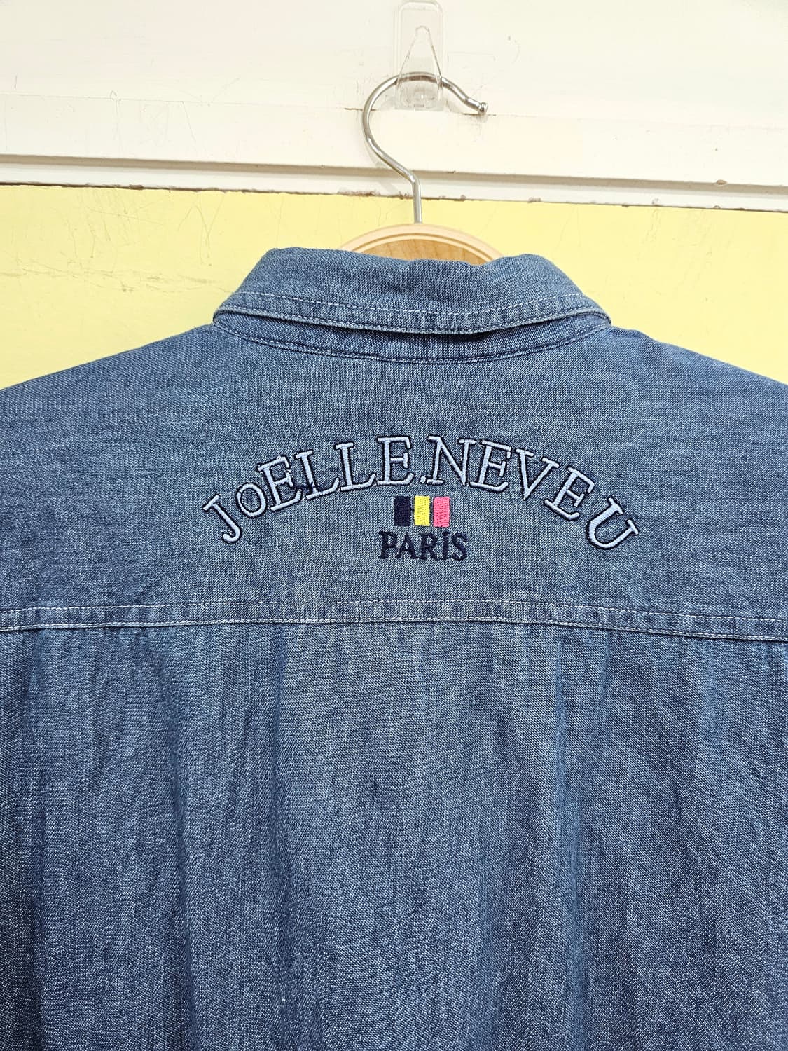 Joelle Neveu Paris 자수 데님 셔츠 상품이미지5