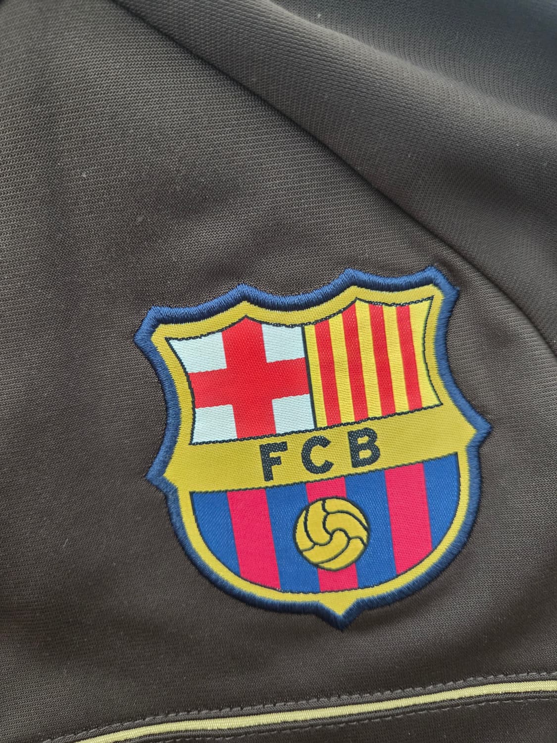 희귀 매물) 나이키 바르셀로나 08 09 시즌 져지 브라운 상품이미지3