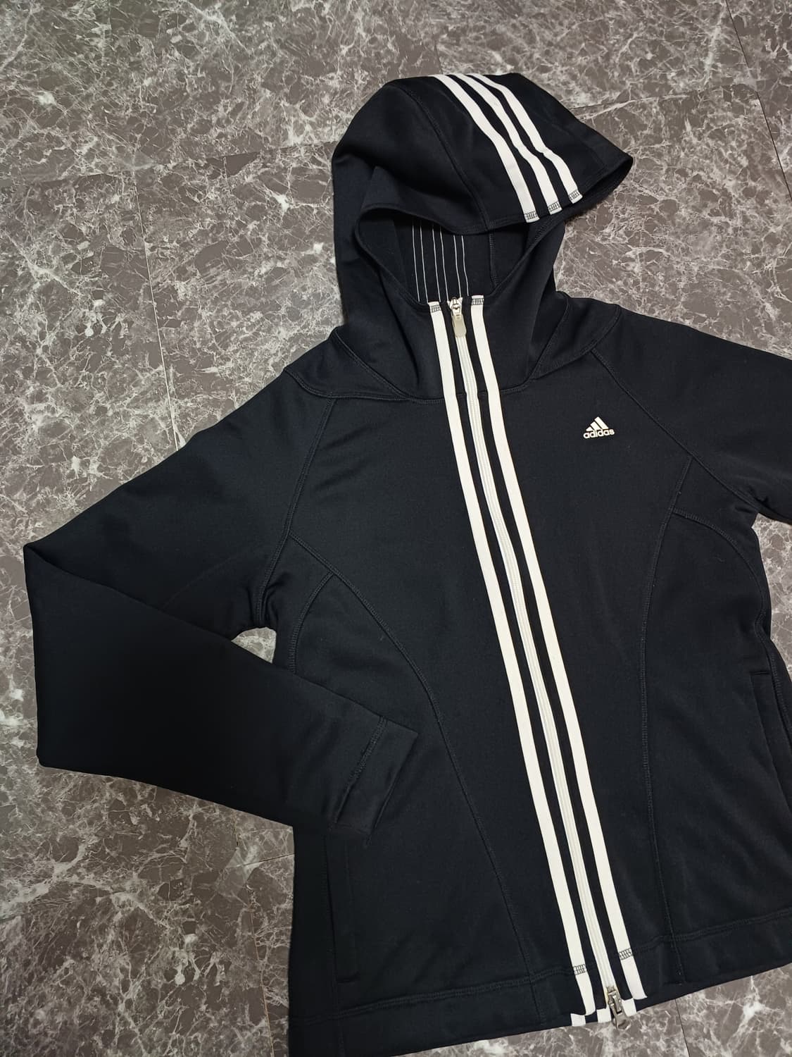 아디다스(adidas) 3선 후드 집업 M 상품이미지2