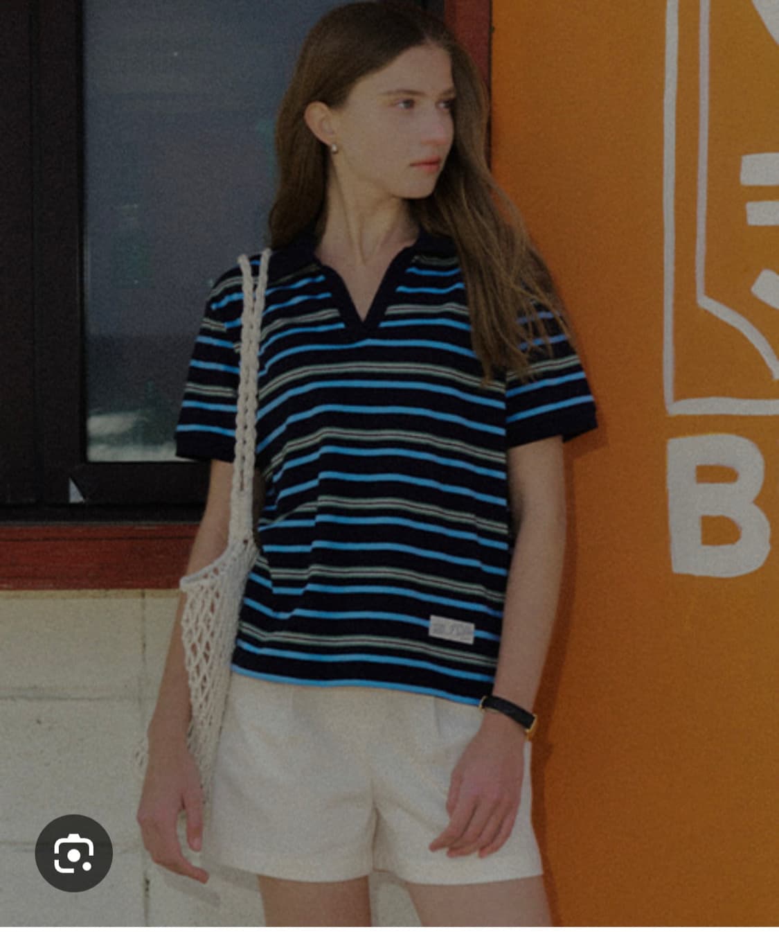 틸아이다이 브이넥 카라반팔 티셔츠 스프라이트 상품이미지1