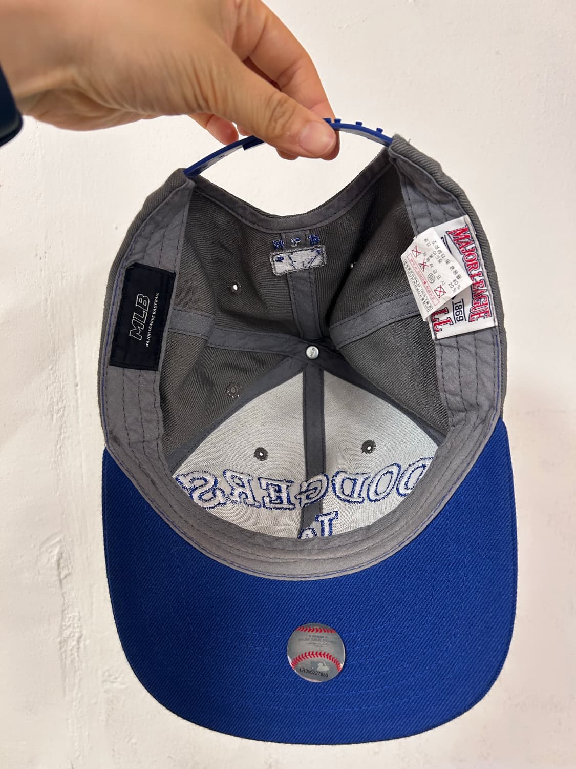 MLB LA 다저스 그레이/블루 스냅백 상품이미지5