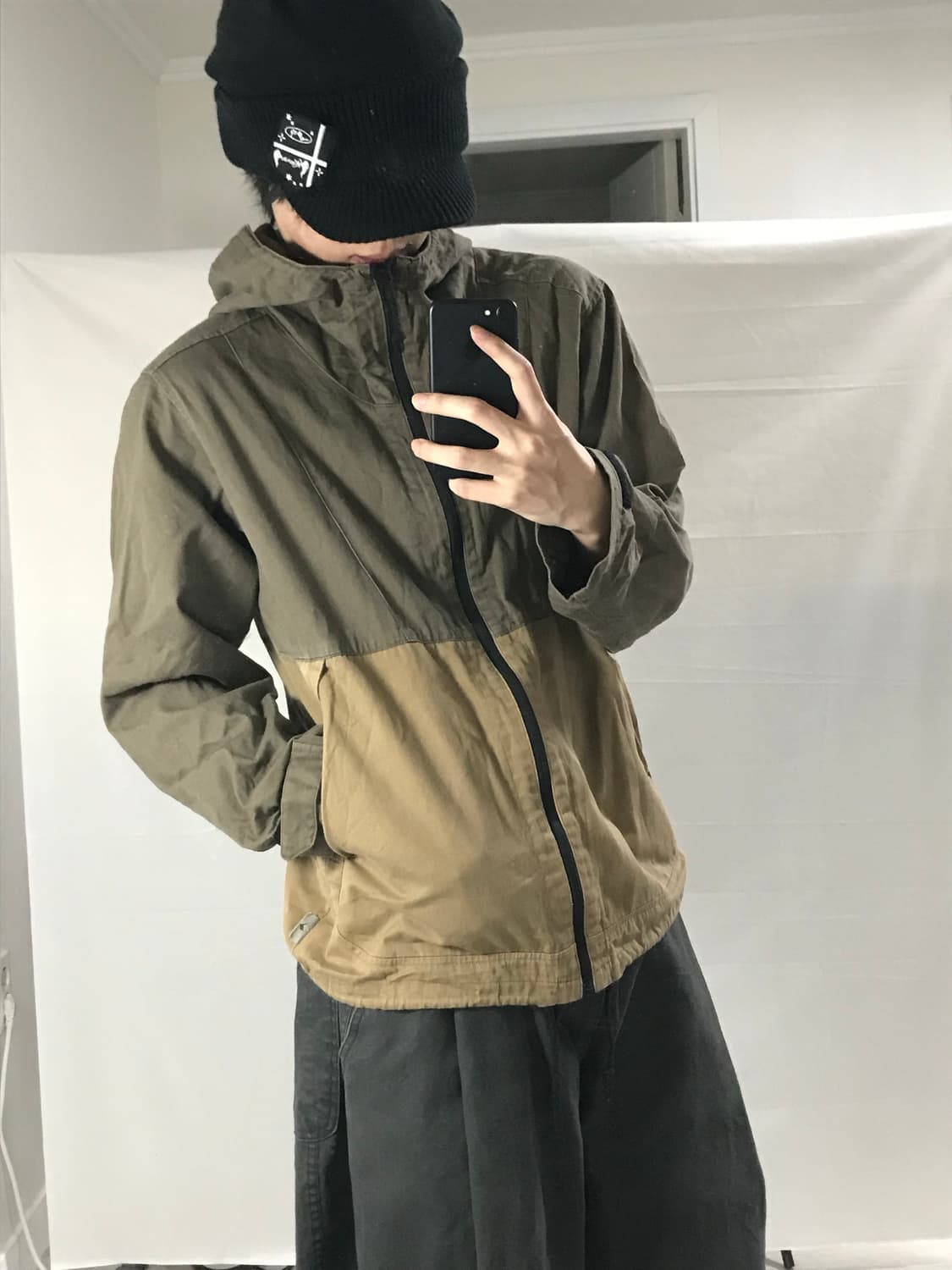 Two-Tone Cotton Jacket 상품이미지1