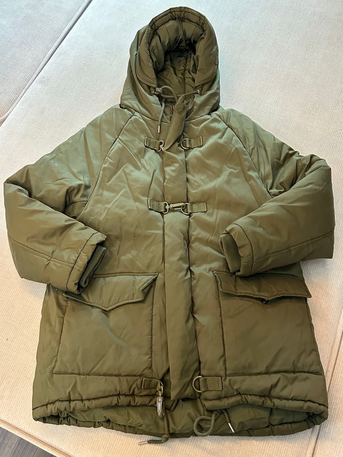 Mountain Adventure 카키 패딩 M 상품이미지1