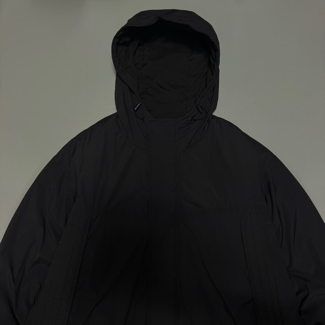 빔즈(B:MING by BEAMS) 블랙컬러 나일론 후드 몬스터 파카 상품이미지5
