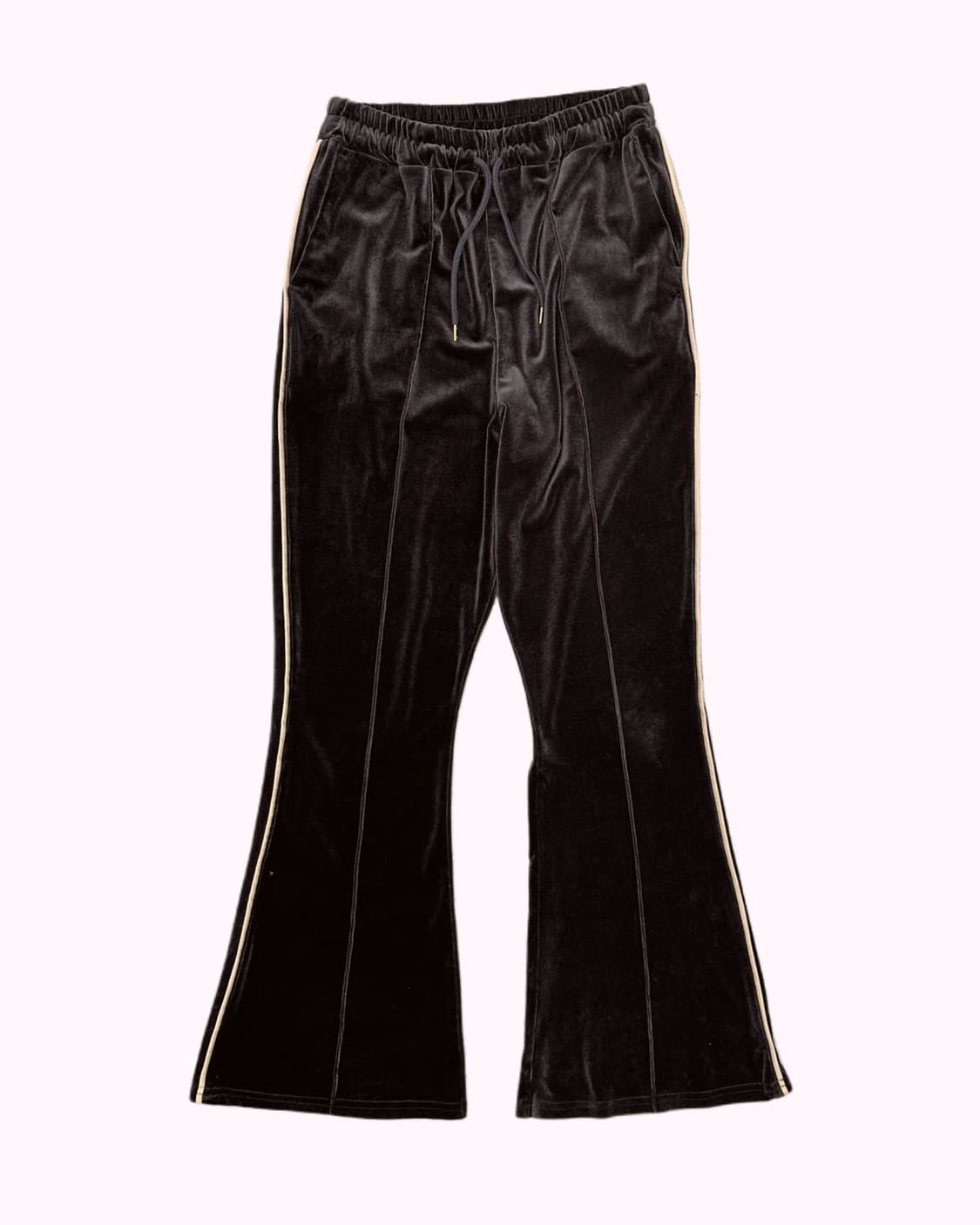 brown velvet boots-cut training pants 상품이미지1