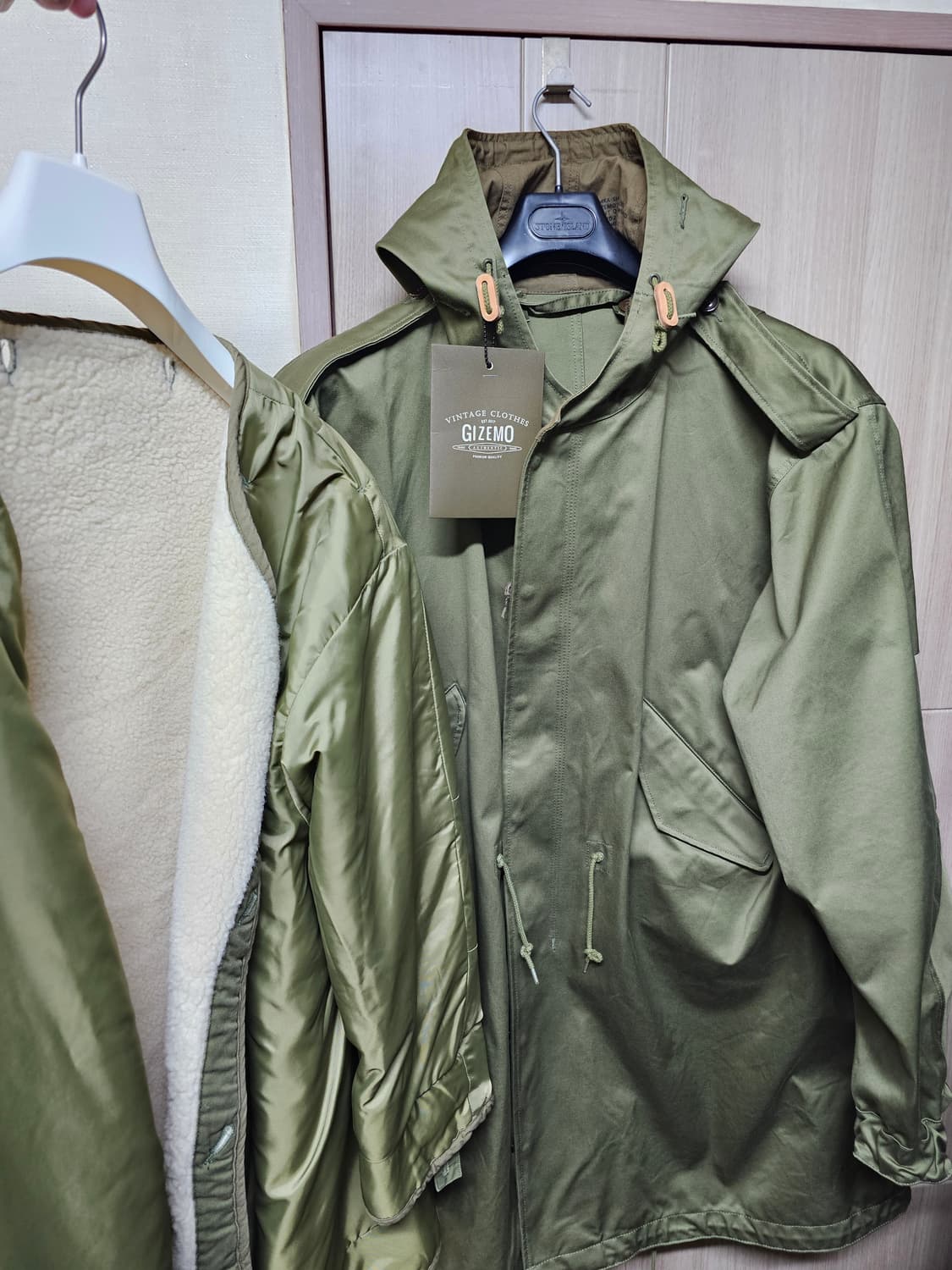 L ) gizemo 기제모 m51 내외피 세트 기즈모 m-51 피쉬테일 상품이미지1