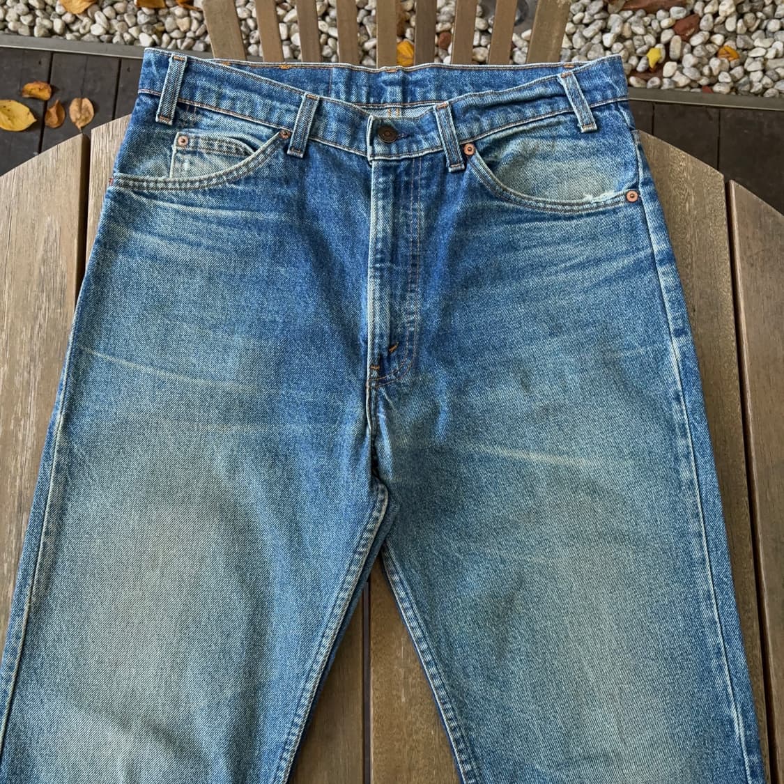 80~90s USA 리바이스 509 오렌지탭 레귤러 핏 데님 상품이미지2