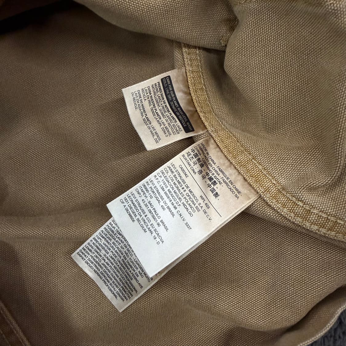 [ 정품/M ] 리바이스 워크웨어 코튼 커버올 자켓 상품이미지6