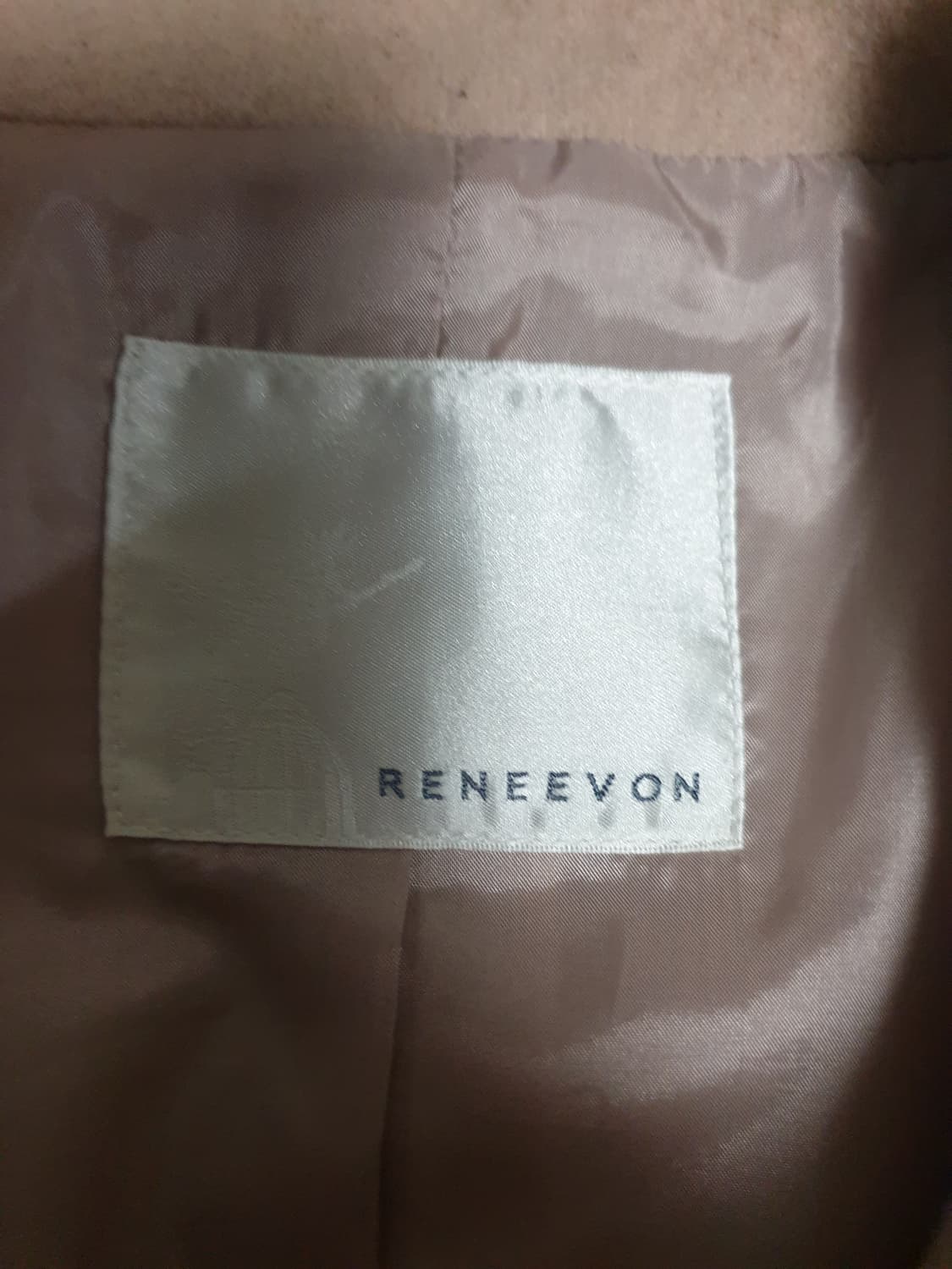 레니본 폭스털 앙고라 코트 아이보리 (F) 상품이미지2