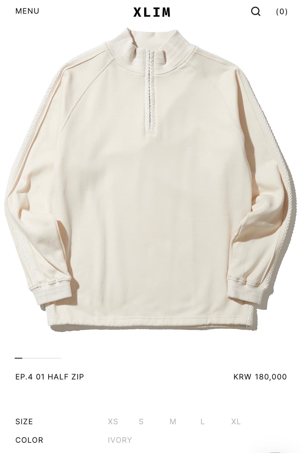 Xlim EP.4 01 HALF ZIP 상품이미지2