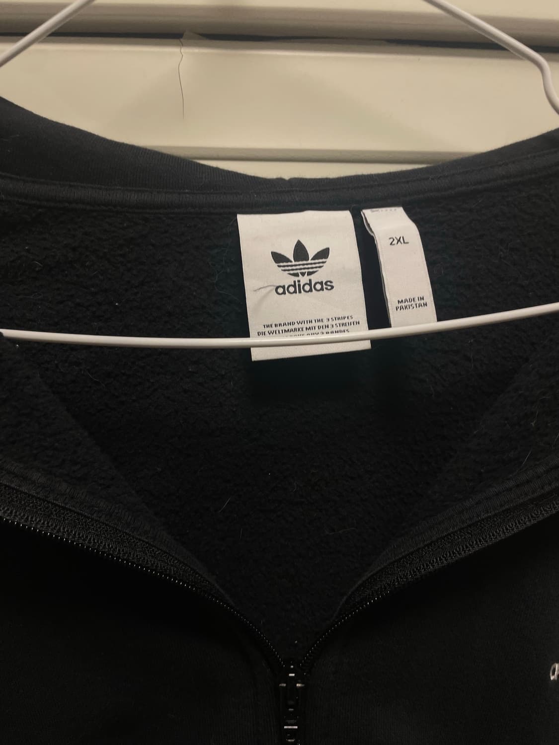아디다스 검정 후드집업 2XL 남녀공용 남성사이즈 상품이미지5