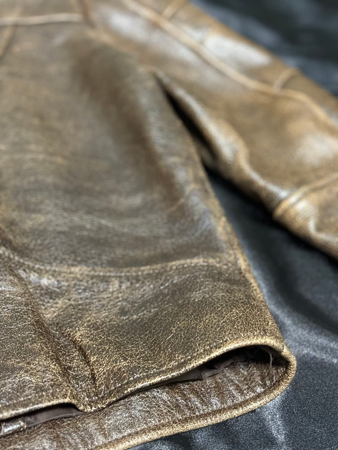 타일레 레더자켓 COWHIDE LEATHER BIKER JACKET 상품이미지8