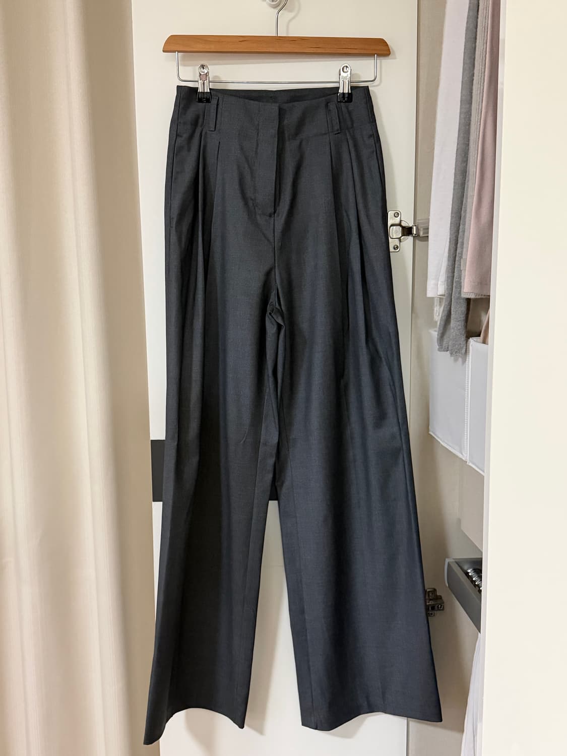 [시예 siye] Muse 슬랙스 (그레이 / Long S) 상품이미지4