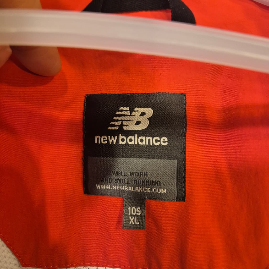 XL 뉴발란스 화이트 윈드자켓 상품이미지3