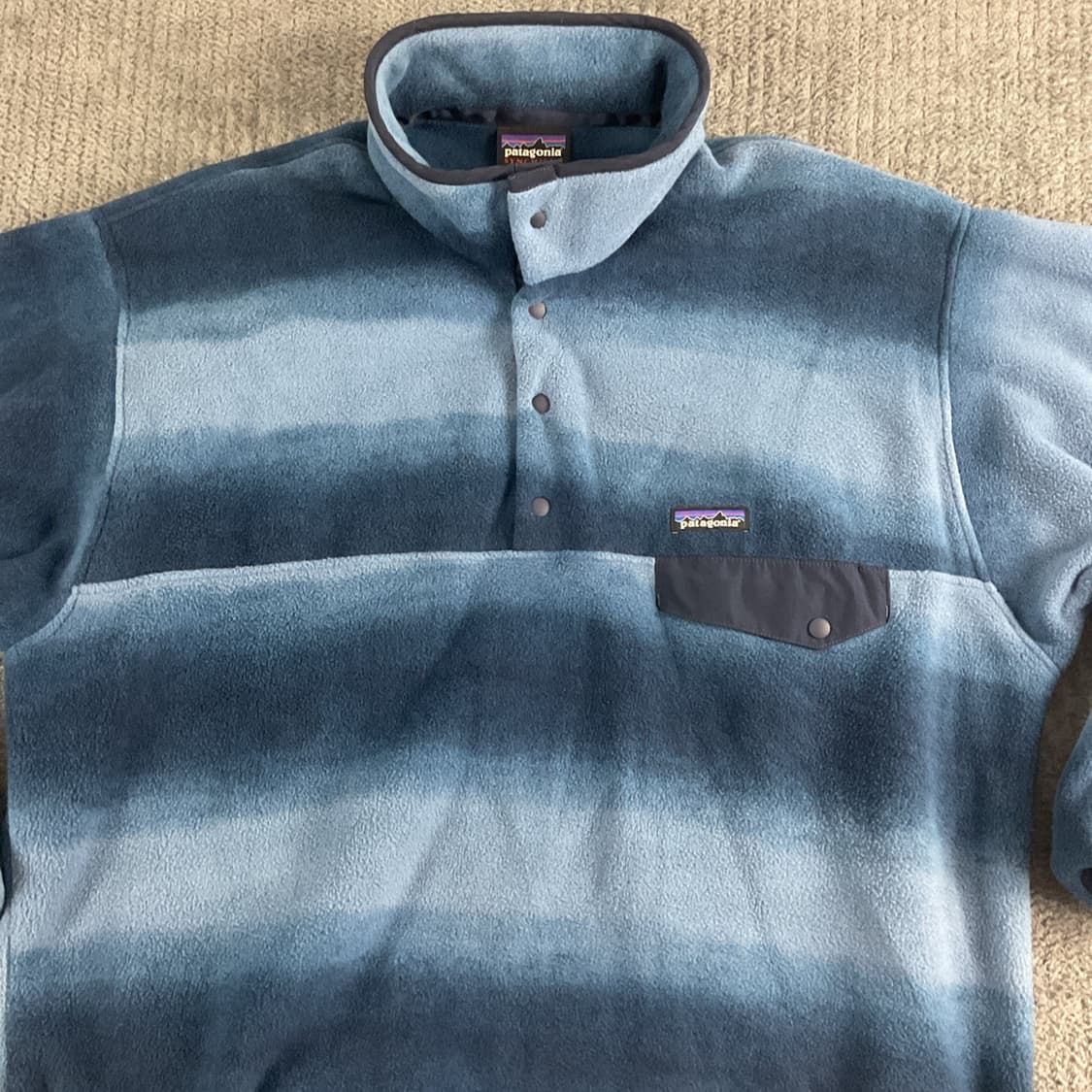 15SS 파타고니아 신칠라 스냅-T 블루 그라데이션 멕시코 상품이미지2