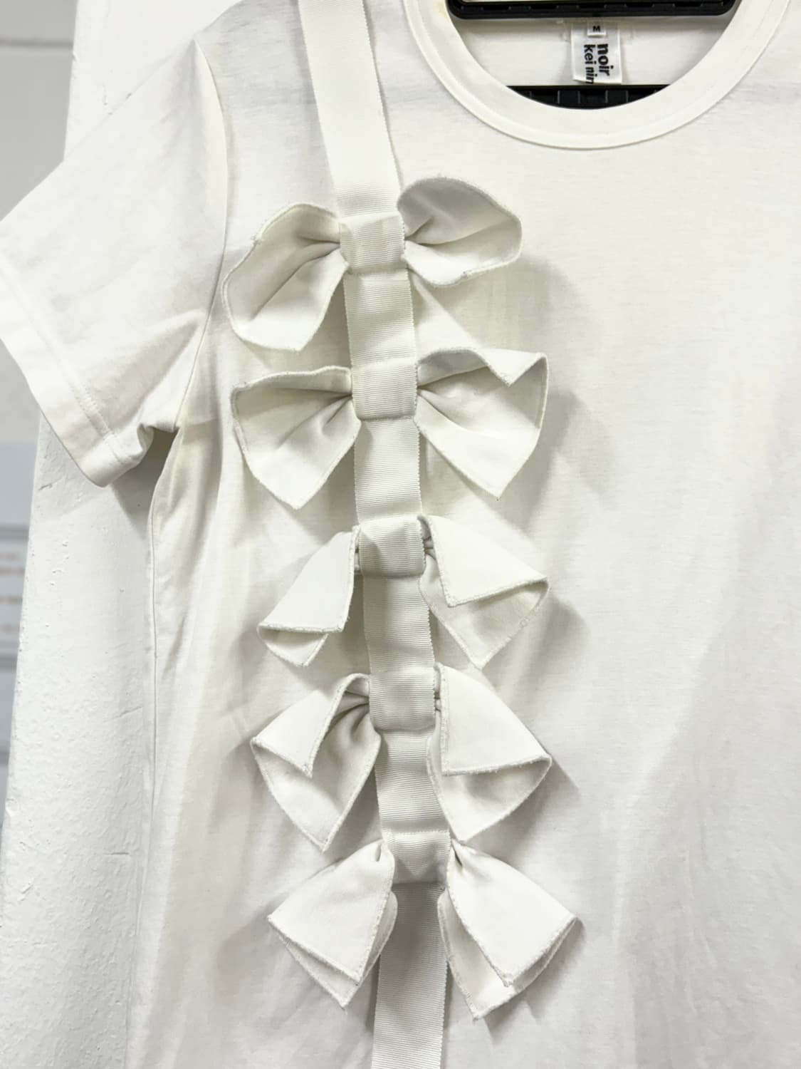 Noir kei ninomiya ribbon shirt 상품이미지1