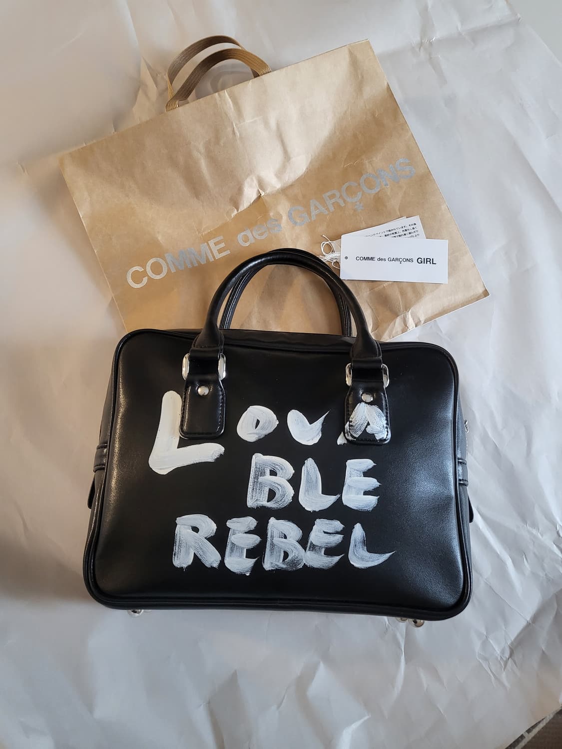 꼼데가르송 걸 페인트백 상품이미지6