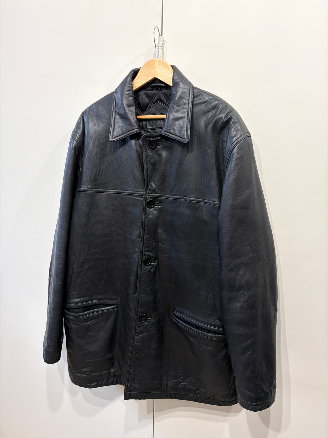 90's 바라쿠타 오리지널 레더 카 코트 상품이미지2