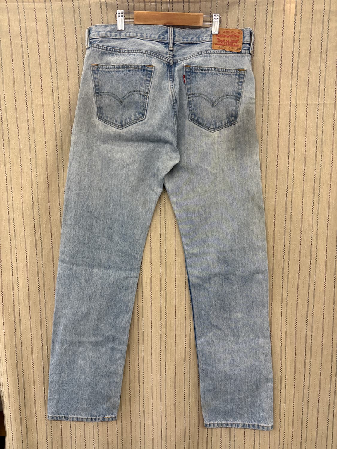 [34] Levis 리바이스 505 빈티지 데님 연청 청바지 상품이미지2
