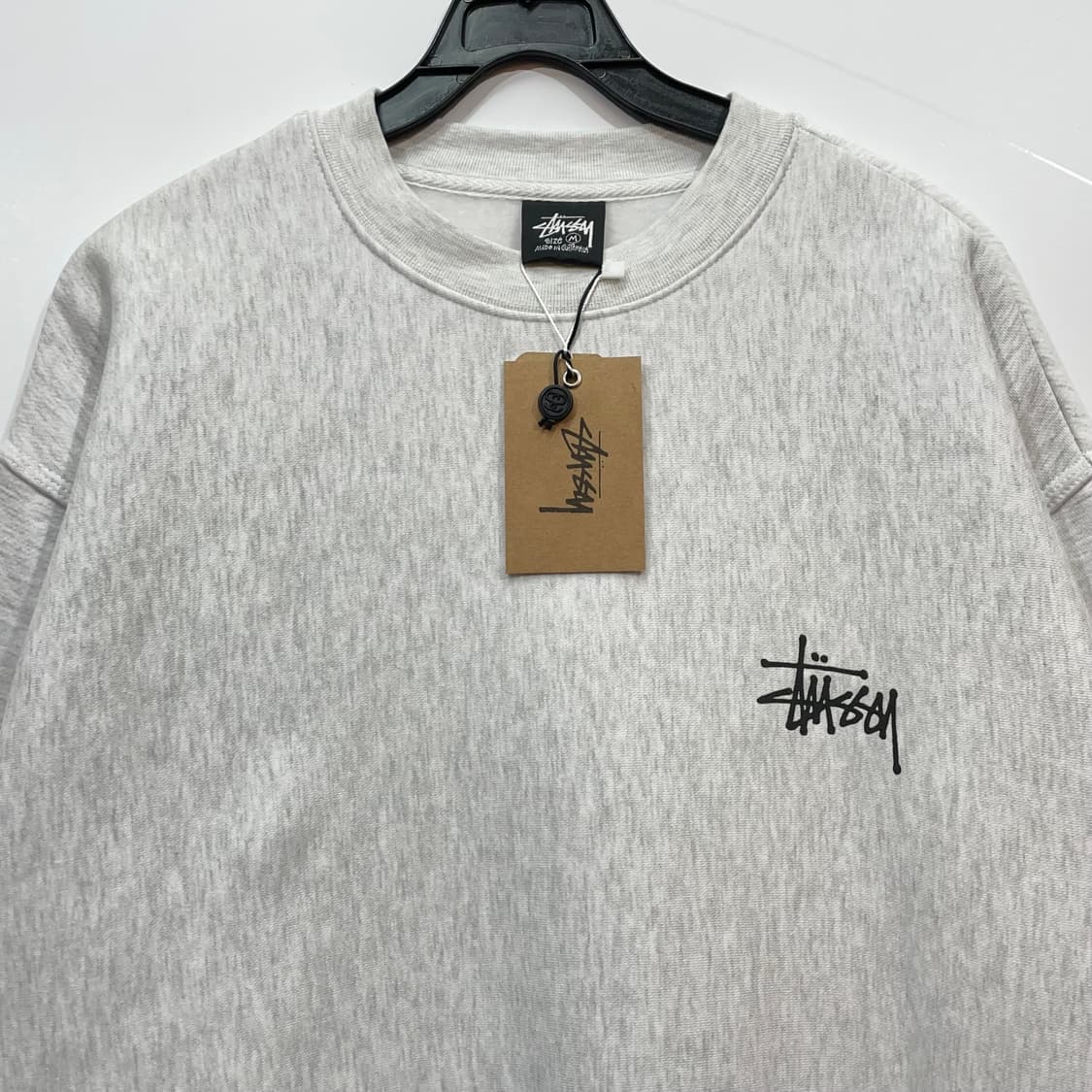 Stussy Essential Ash Crewneck Sweatshirt 상품이미지4