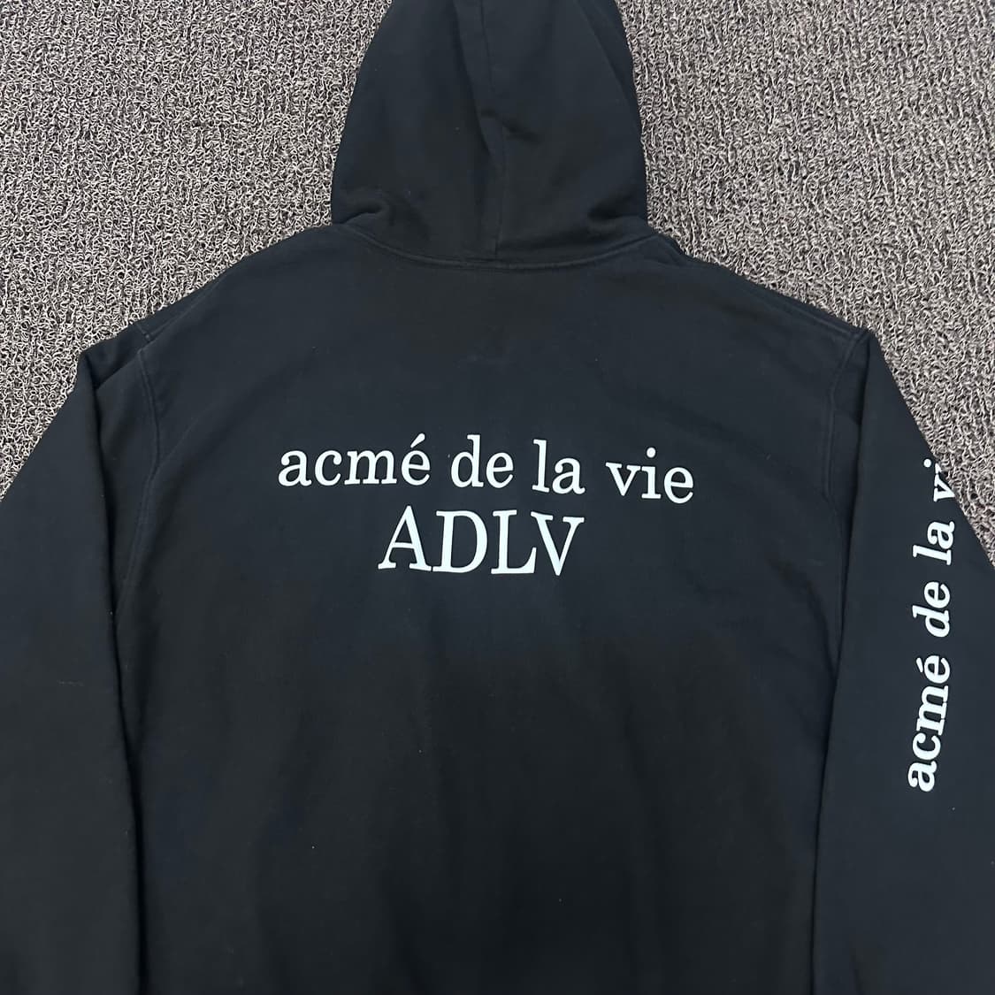 아크메드라비 ADLV 도넛 후드티 블랙 110(2XL) 상품이미지6