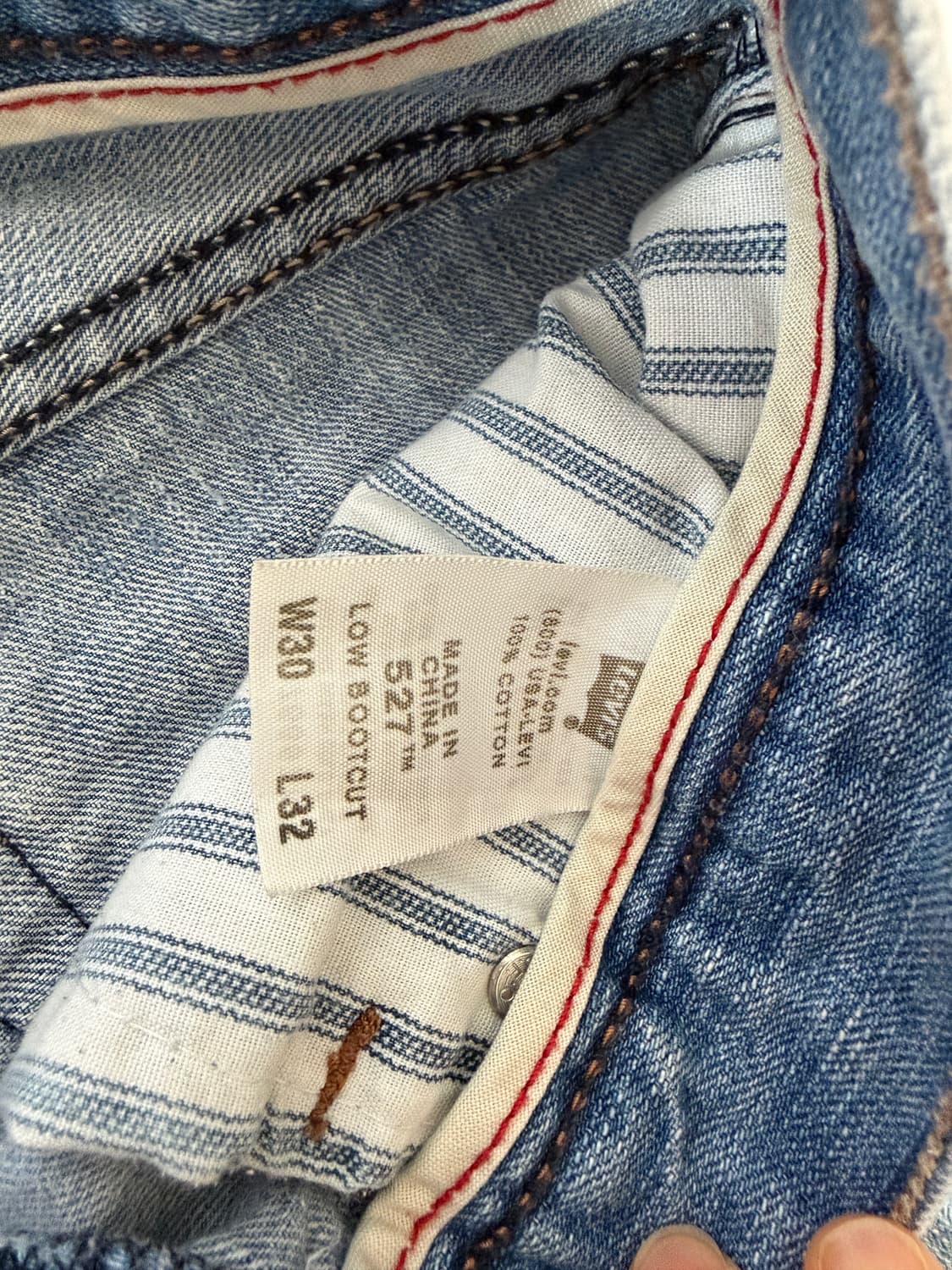 리바이스 527 로우 부츠컷 청바지 상품이미지5