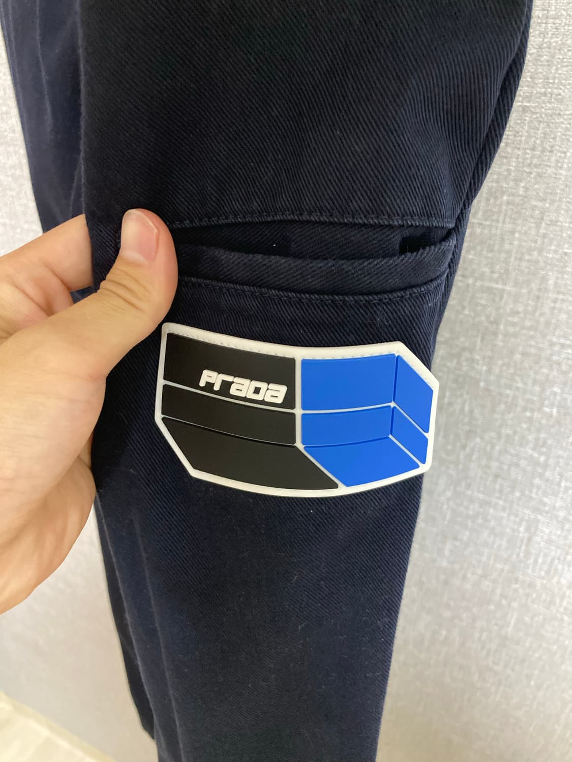 프라다 워크팬츠 네이비 48 상품이미지3