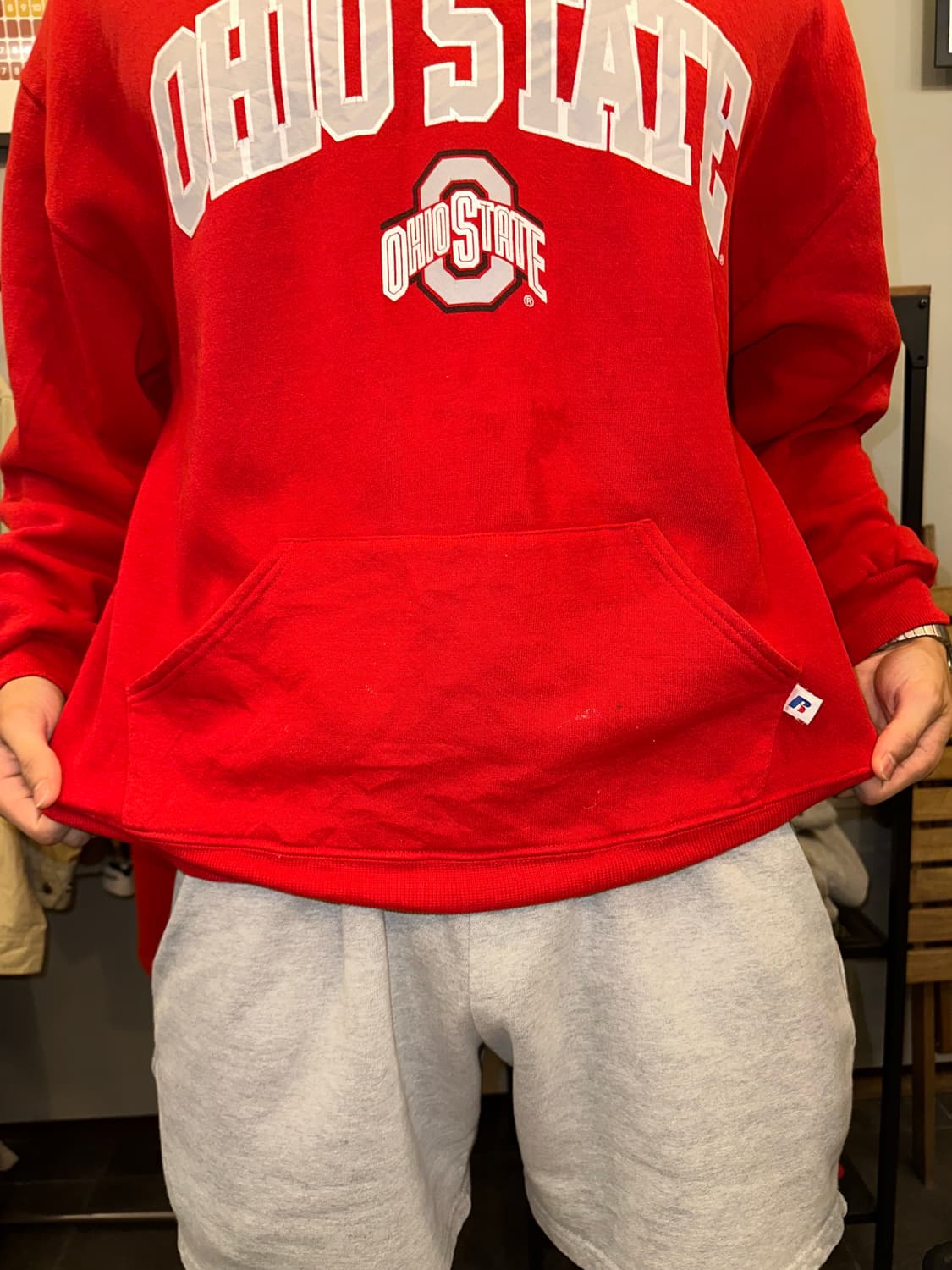 90-00’s Russell Athletic Ohio state Hood 상품이미지5