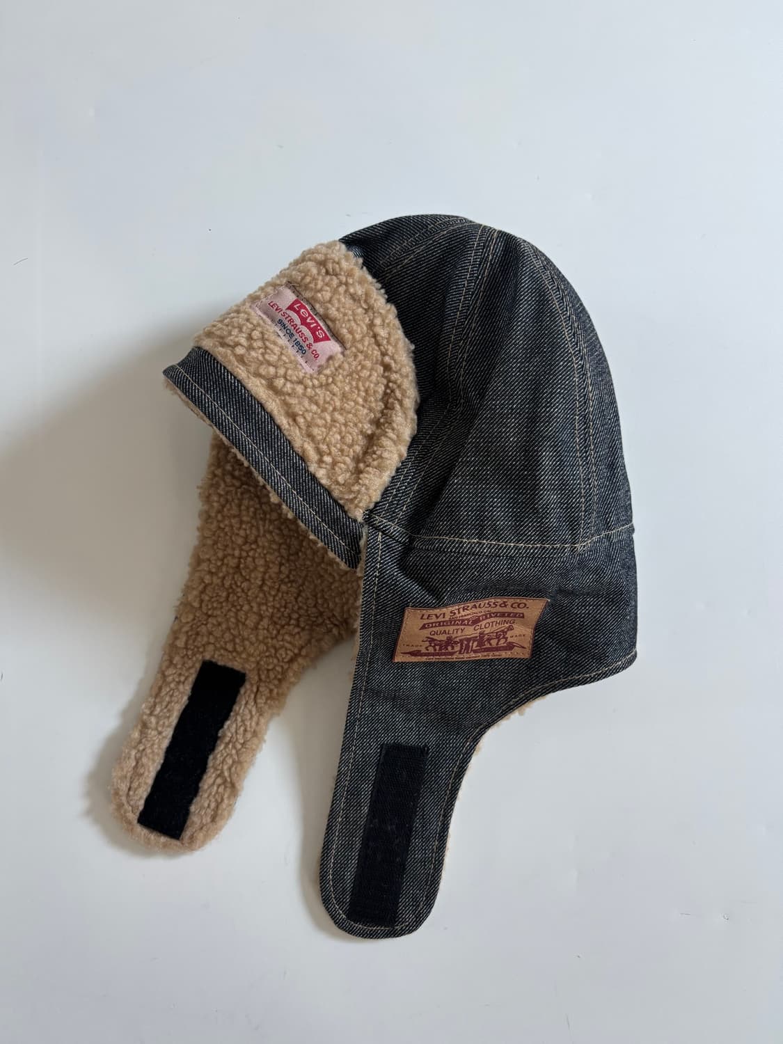 Levi's 리바이스 데님 쉐르파 트래퍼 햇 상품이미지8