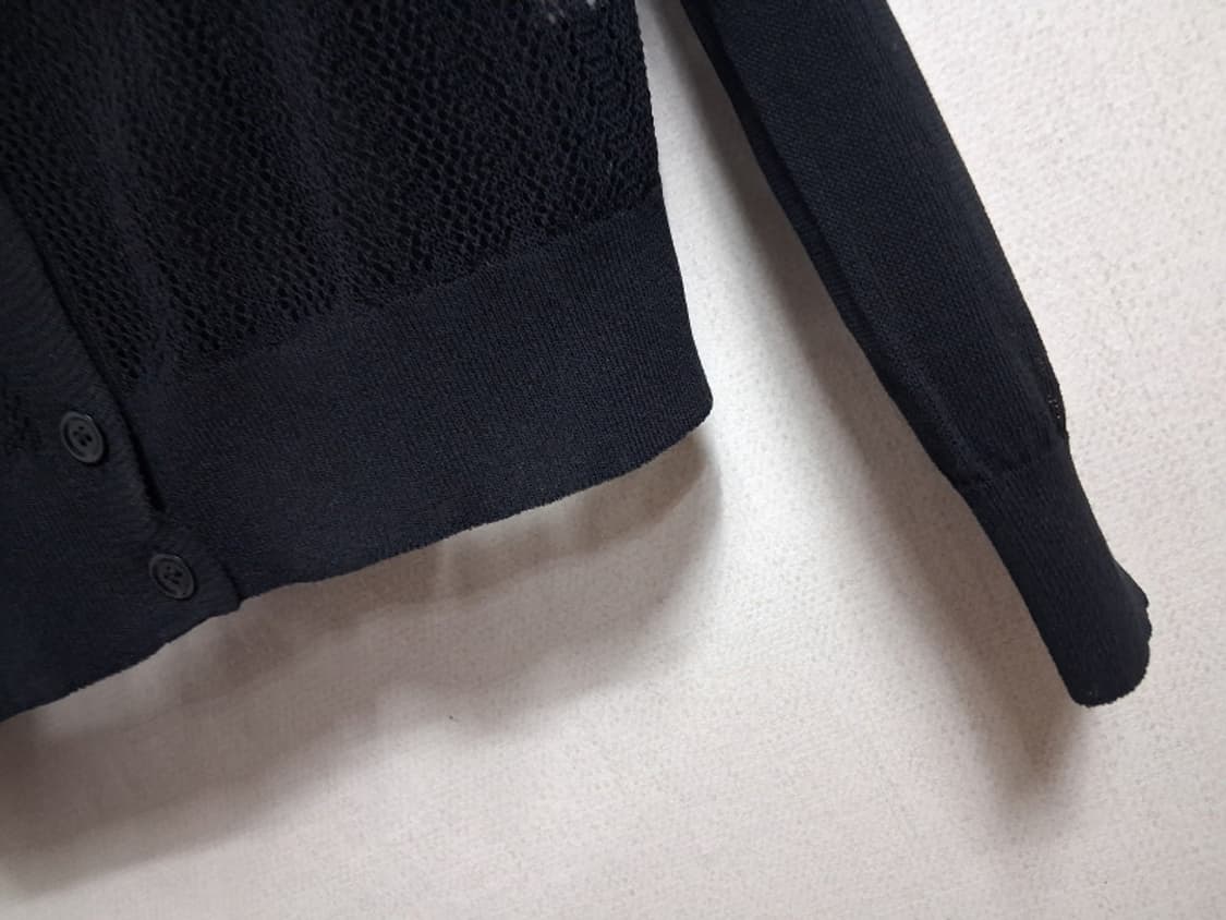 일본수입  R ism 여성 블랙 매쉬가디건 미착용새상품상태 66 하이품질 상품이미지5