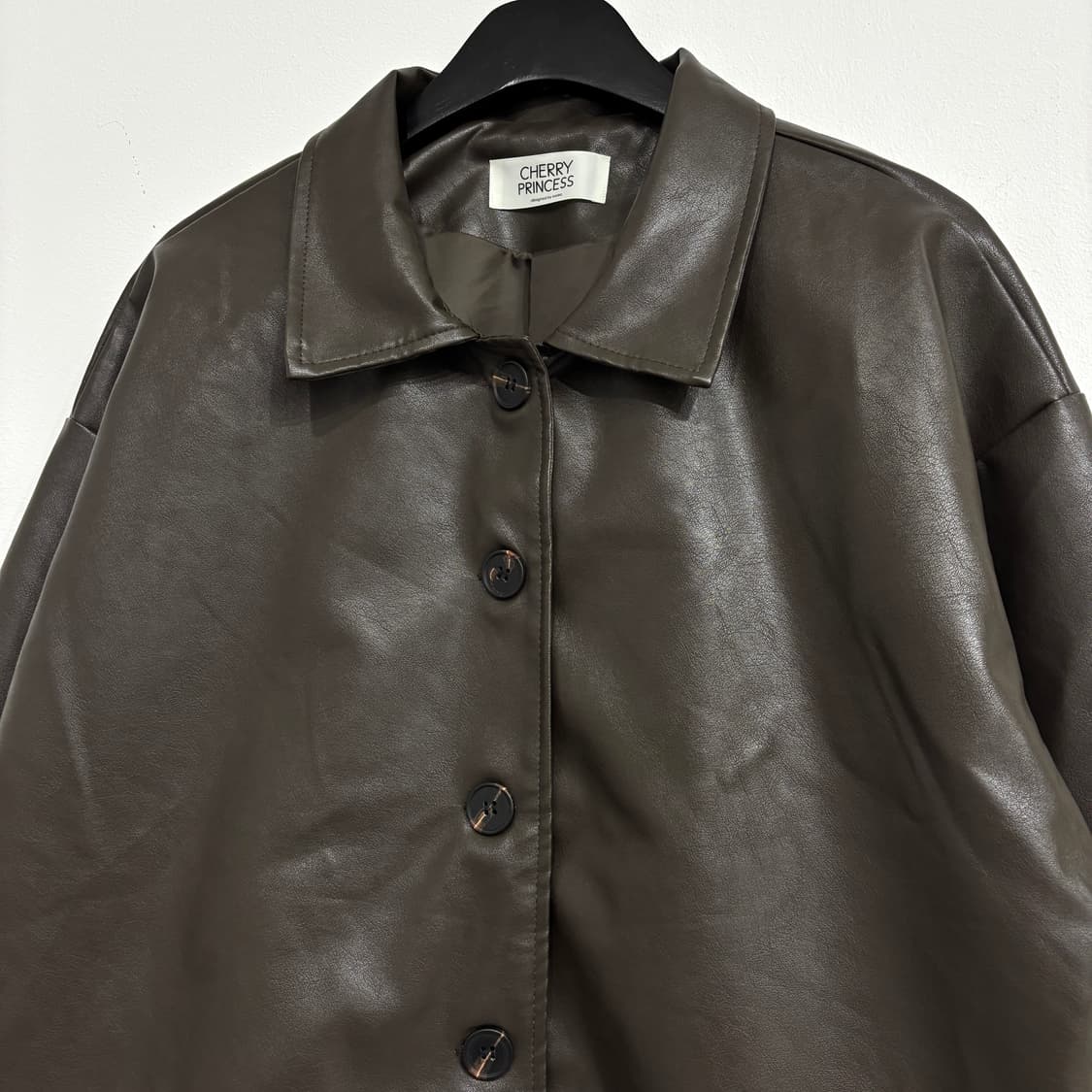 [새상품] 브라운 레더 가죽 블레이저 자켓 2디자인 상품이미지7