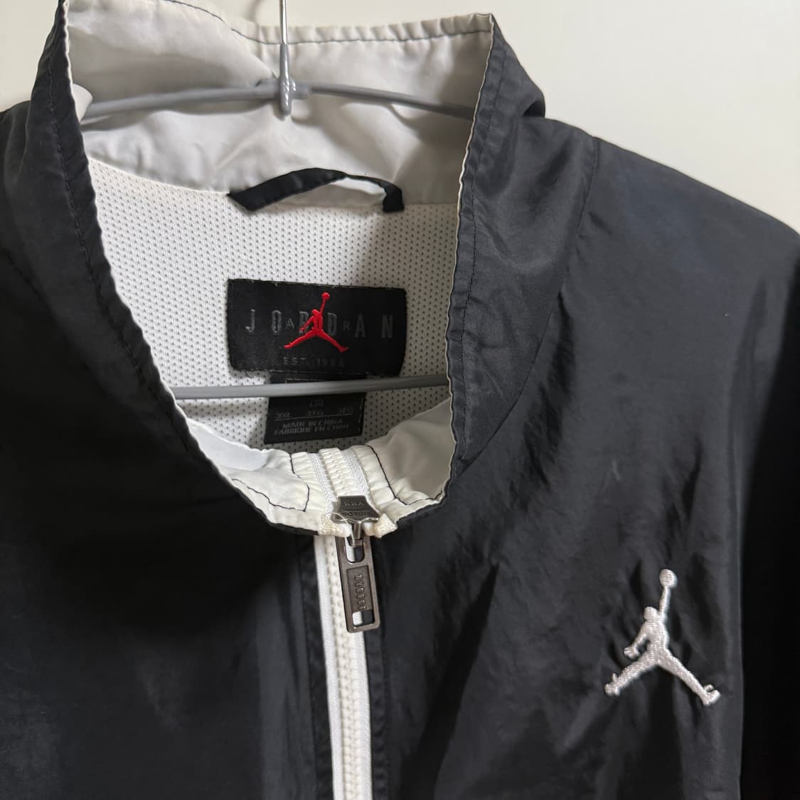 조던 배색 바람막이 ❤️🖤 상품이미지4