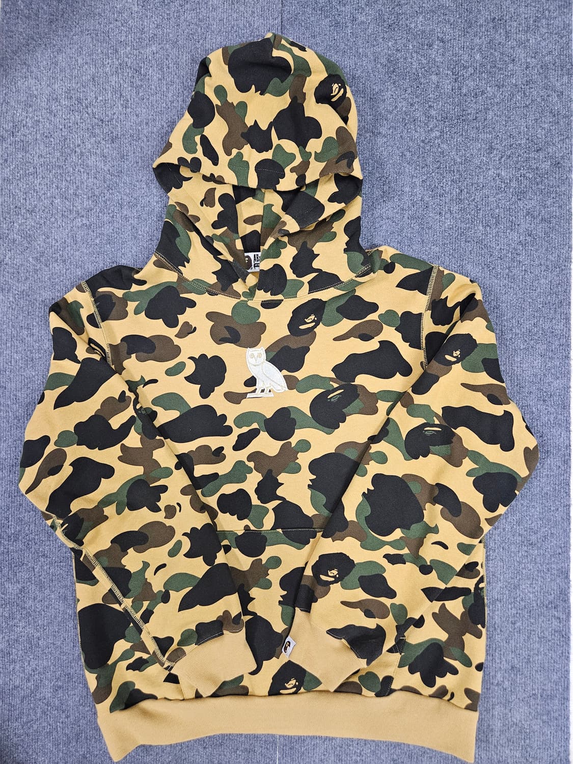 BAPE x OVO 1st 카모 풀오버 후드티 옐로우(급처) 상품이미지1