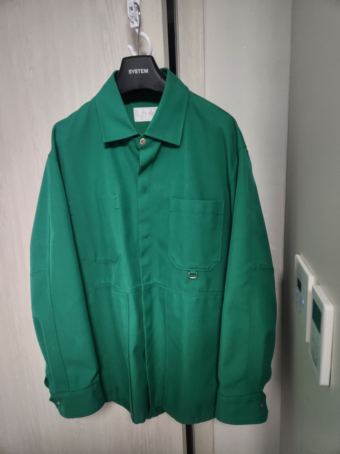 TIME HOMME 그린 셔츠 자켓 105 거의새상품급 상품이미지2