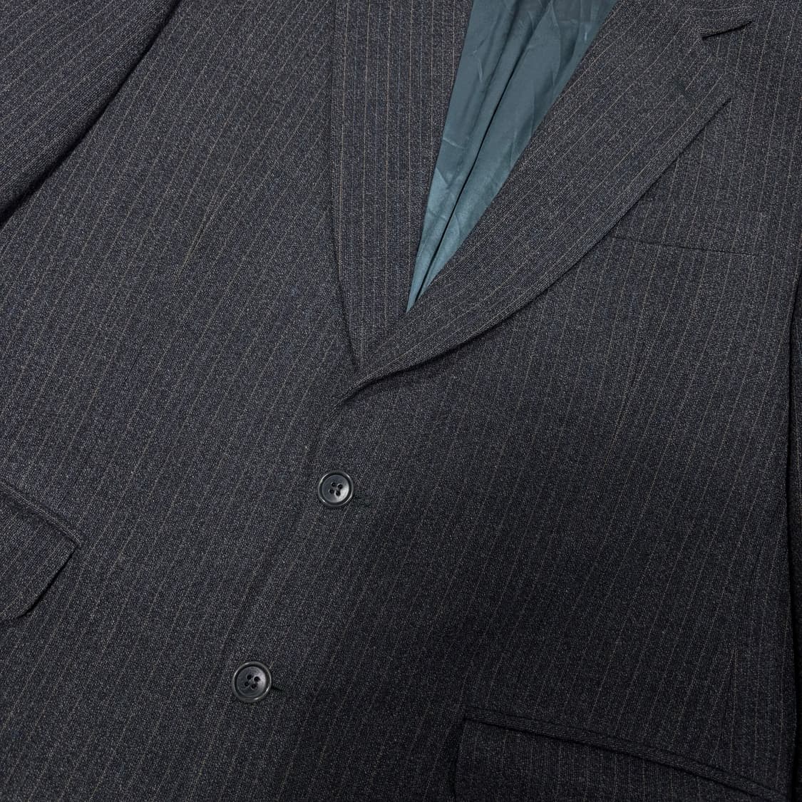 105 미쏘니 MISSONI EXAMPLE 차콜 스트라이프 울 블레이저 상품이미지3