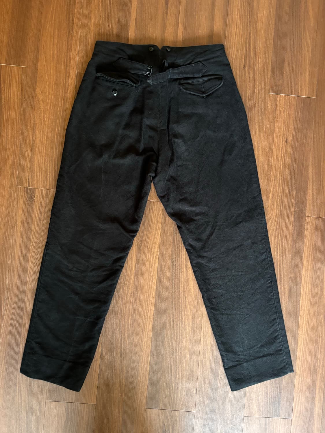 코모리 몰스킨 팬츠 블랙 2 comoli moleskin 상품이미지4