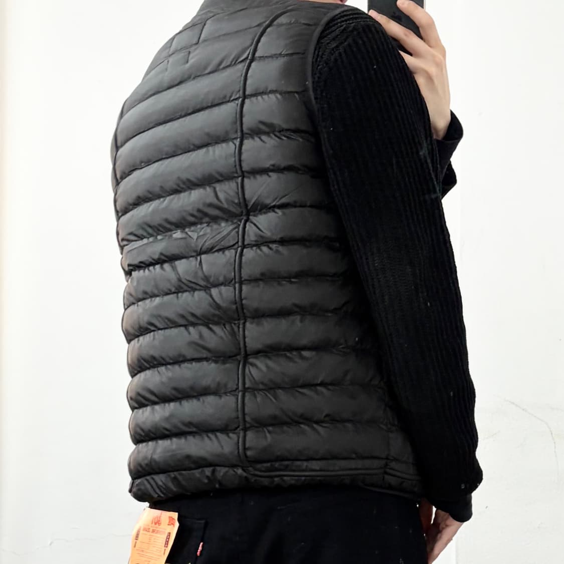 디젤 W-호킬 경량 패딩 베스트 상품이미지3