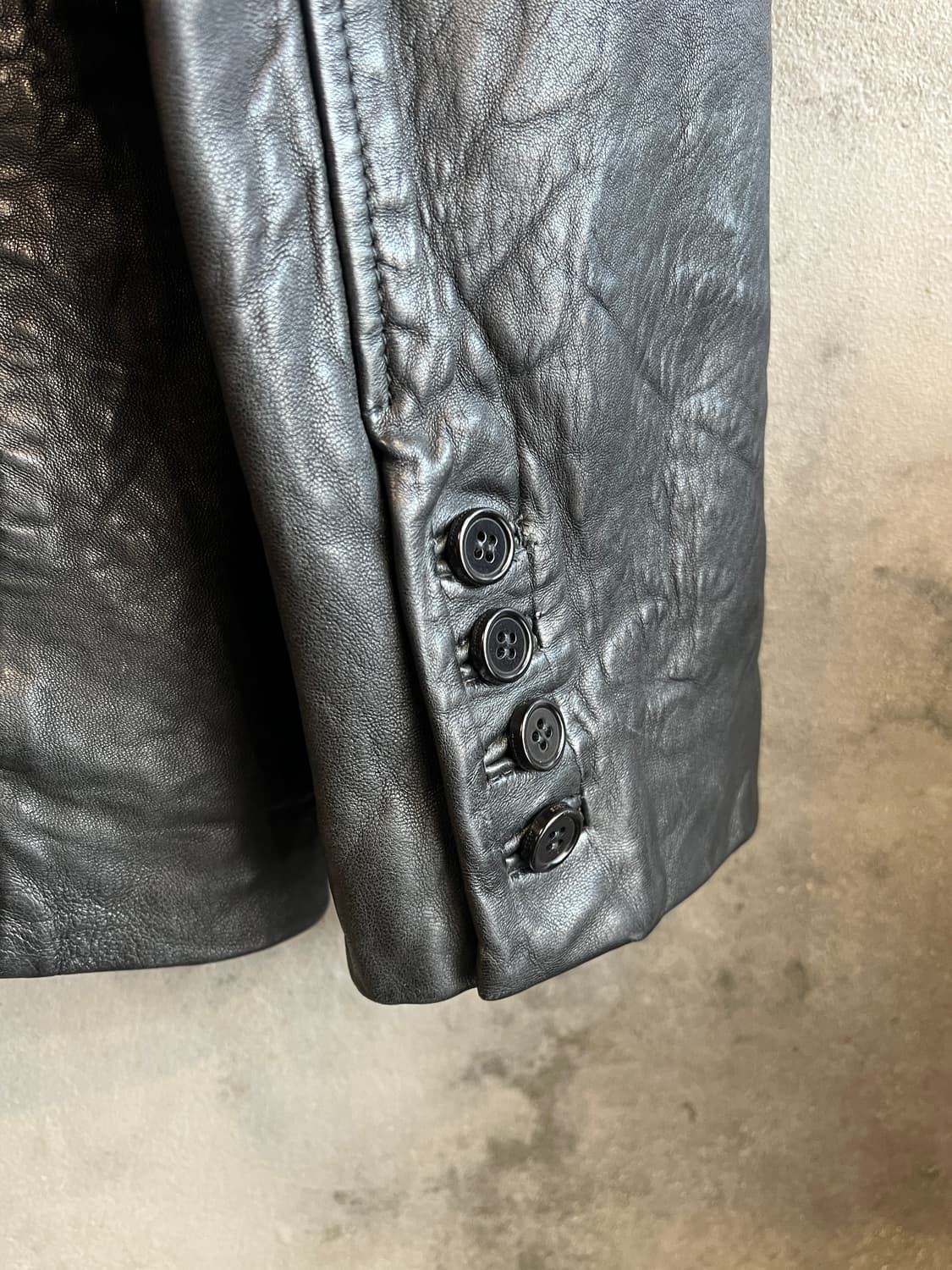 24aw 올세인츠 램스킨 레더 블레이저 상품이미지9