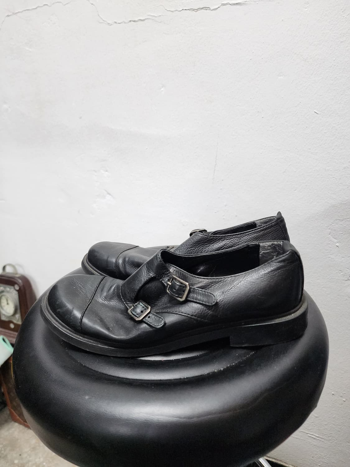 이태리 디자인 몽크스트랩 구두 상품이미지1