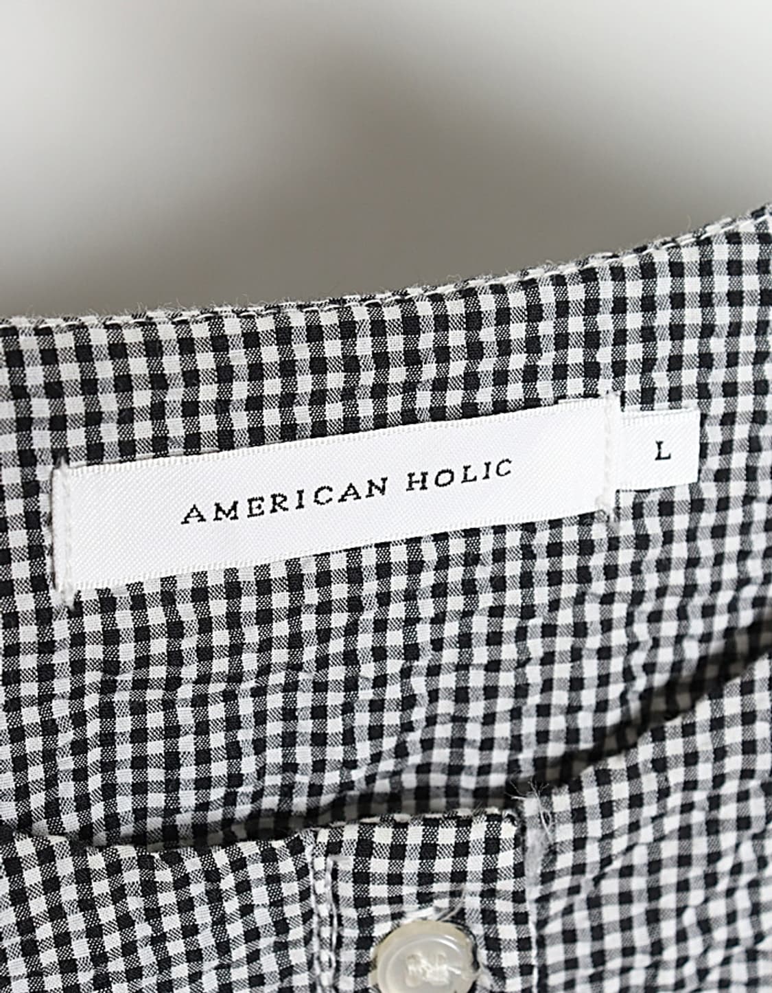 AMERICAN HOLIC Seersucker Blouse 상품이미지9