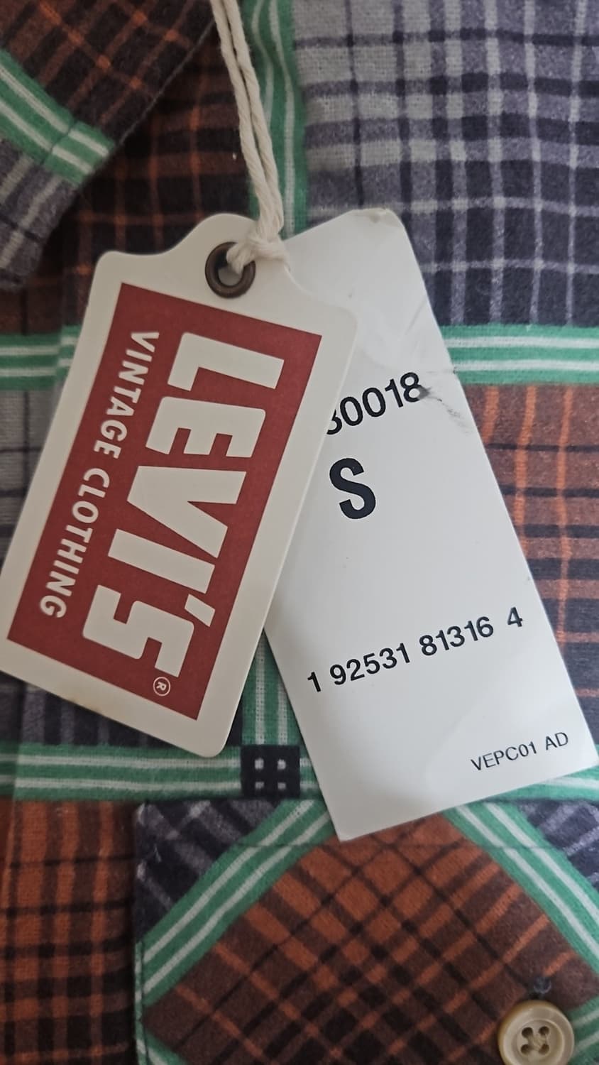 리바이스 LVC 1950'S 숏혼 셔츠 민트 그린 S 상품이미지4