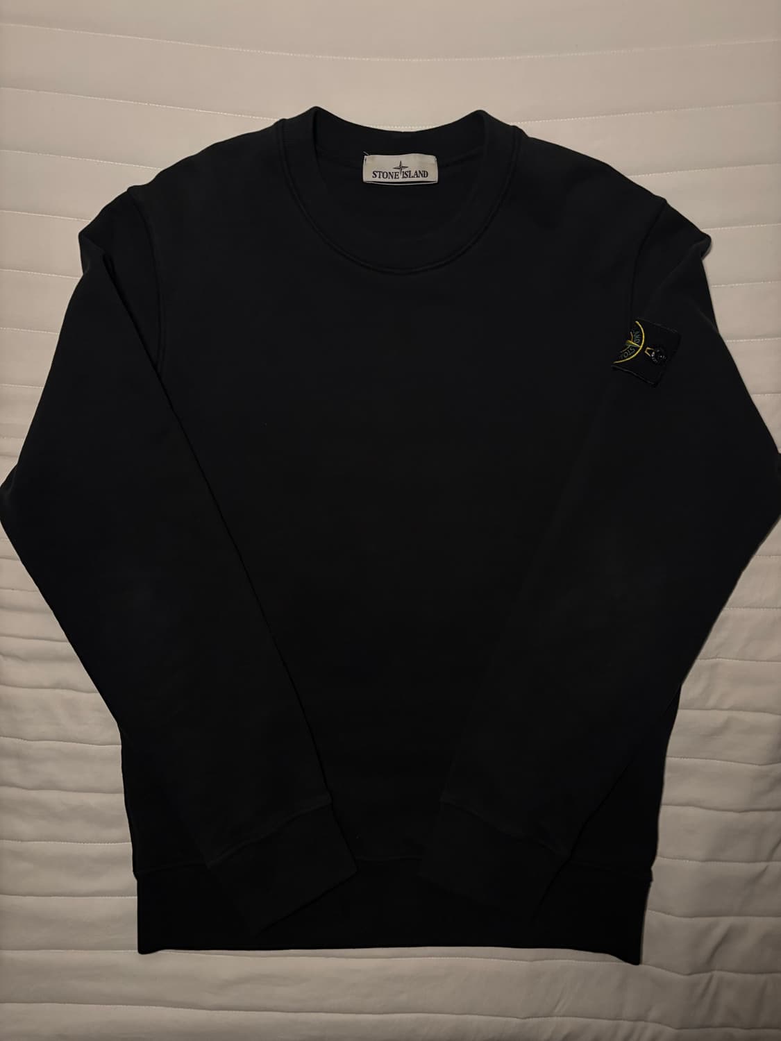 [M size] 스톤아일랜드 맨투맨 블랙 상품이미지1